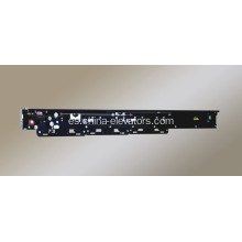 3 paneles Mecanismo de puerta de aterrizaje del ascensor abertura telescópica